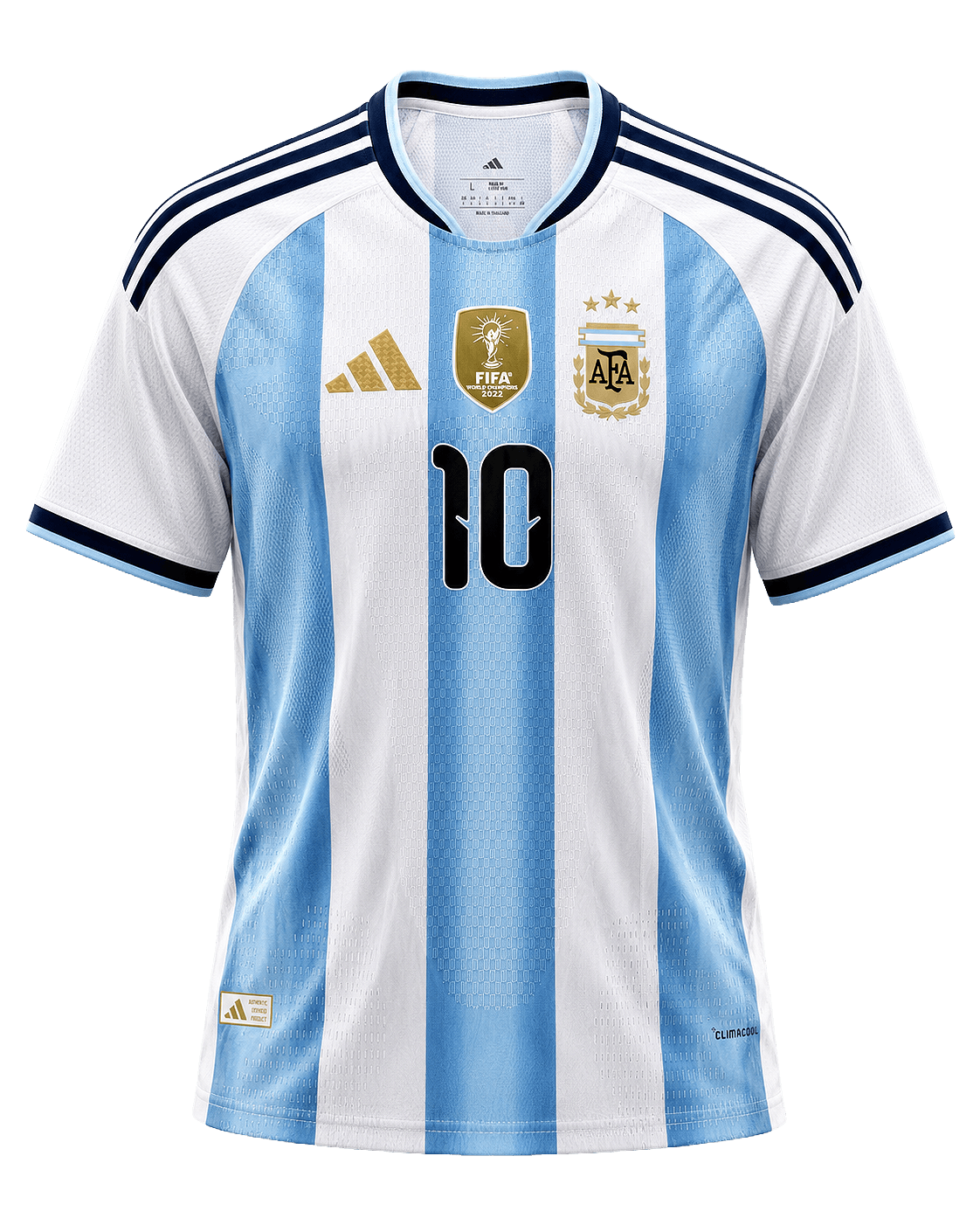 Argentina No.10 World Cup 2026 Jersey, Premium Fan Replica (Messi Edition)