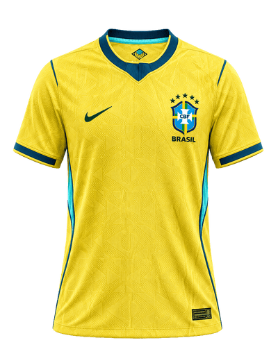 Brazil Home Jersey | FIFA World Cup 2026 | Selecao Premium Fan Replica model photo